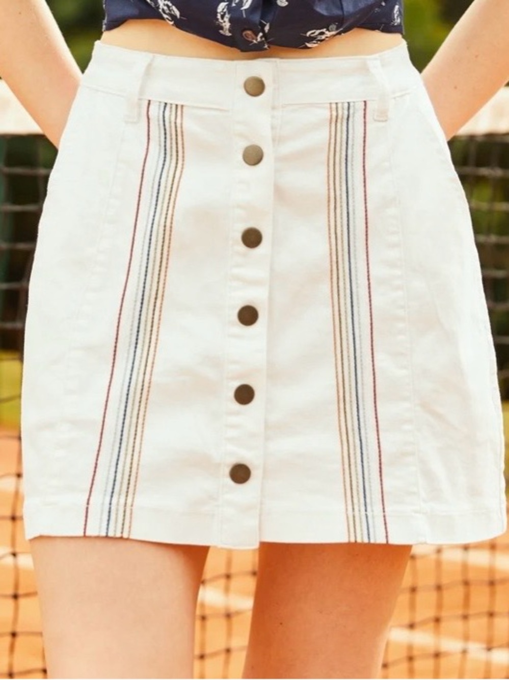 Modcloth rainbow Aline skirt.  2XL-4XL. New.